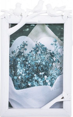 Рамка для фотографії зі склом під декорування Bird 10x15 см білий